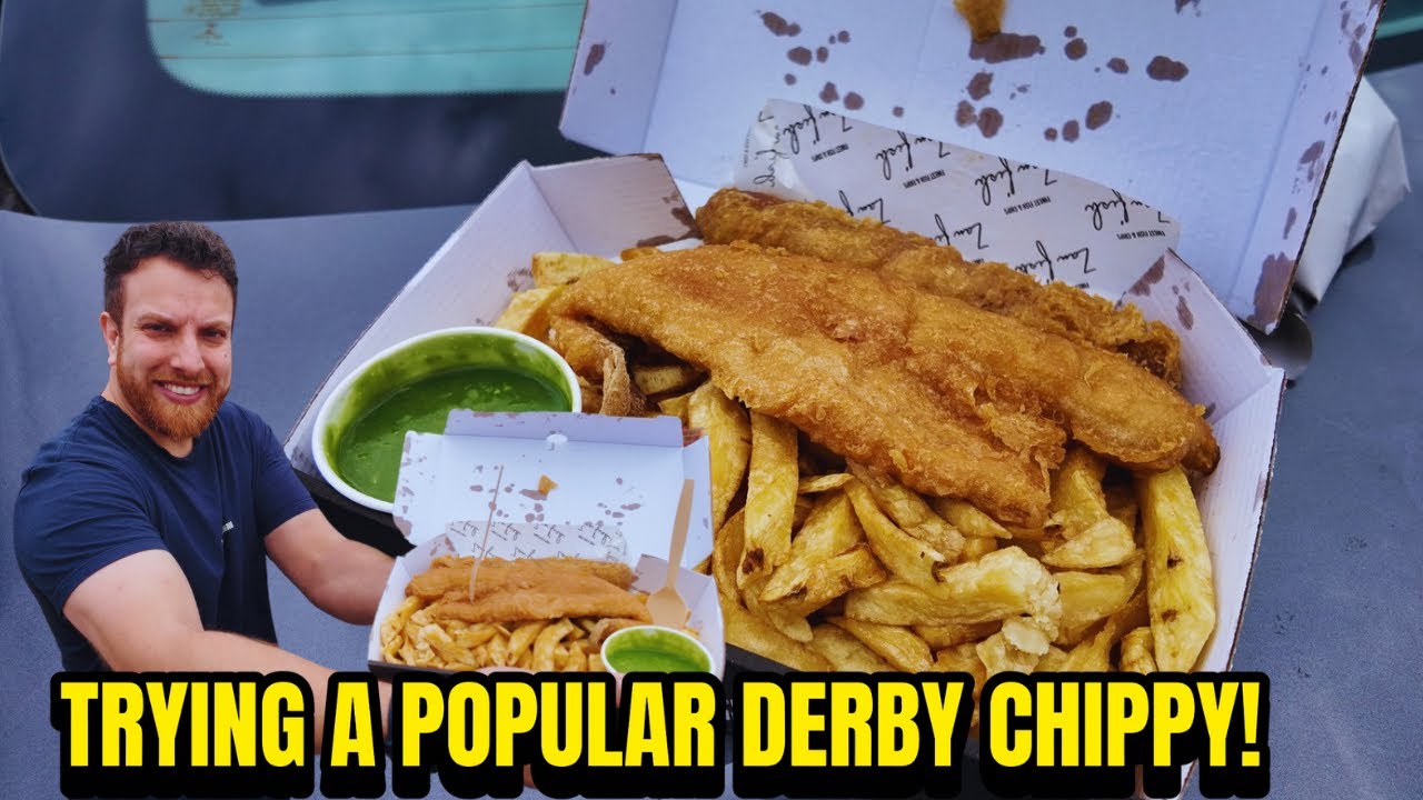 Trying The &ldquo;BEST&rdquo; Fish And Chips In DERBY! 👀😳