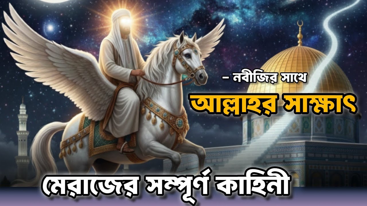 শবে মেরাজে কী ঘটেছিল? | নবী মুহাম্মদ ﷺ এর অলৌকিক সফর | সম্পূর্ণ  ঘটনা।
