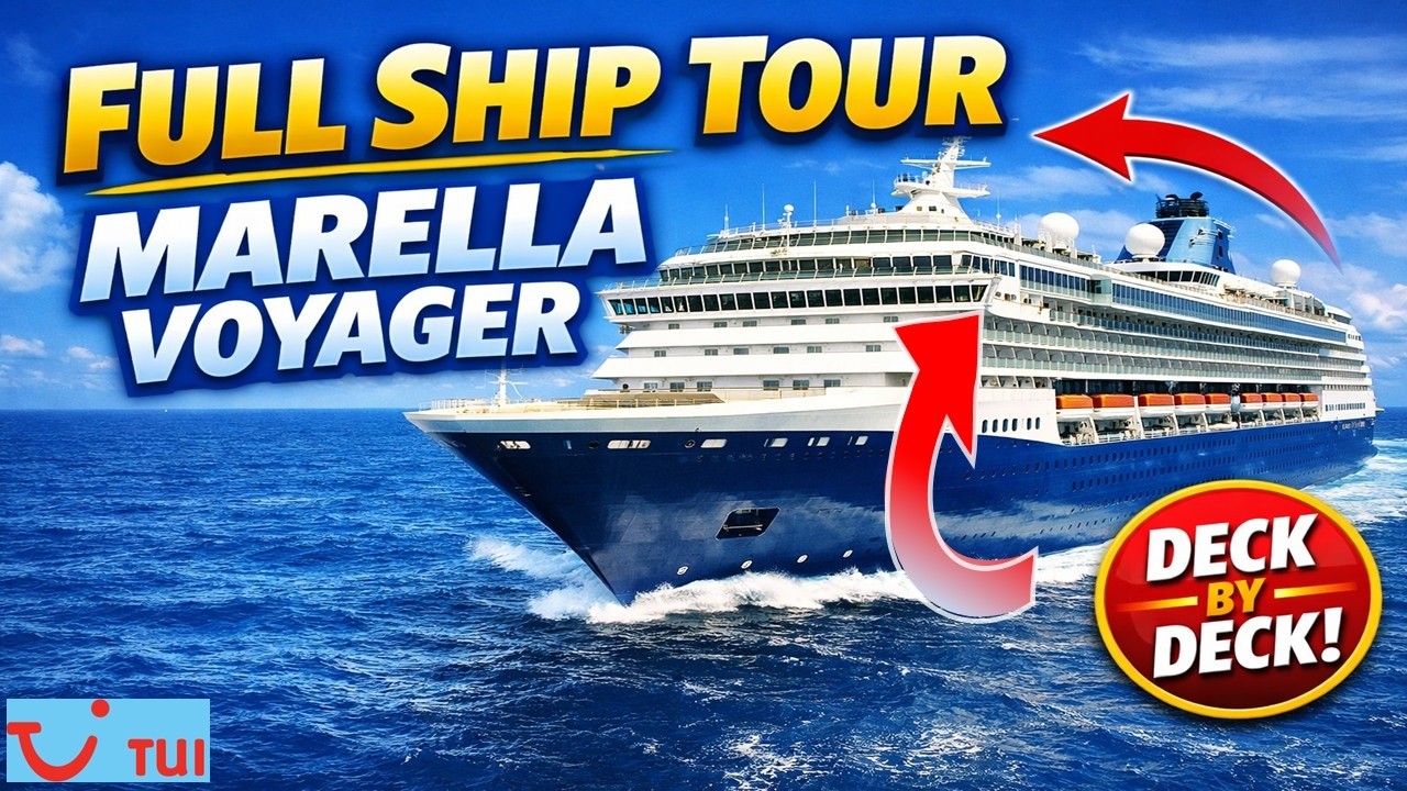 Pełna wycieczka statkiem Marella Voyager pokład po pokładzie!