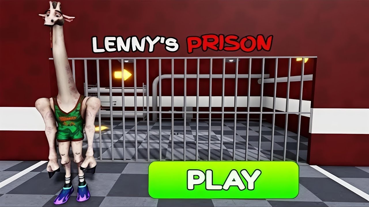 LENNY'S GOAT MOVIE PRISON RUN! #scaryobby #roblox