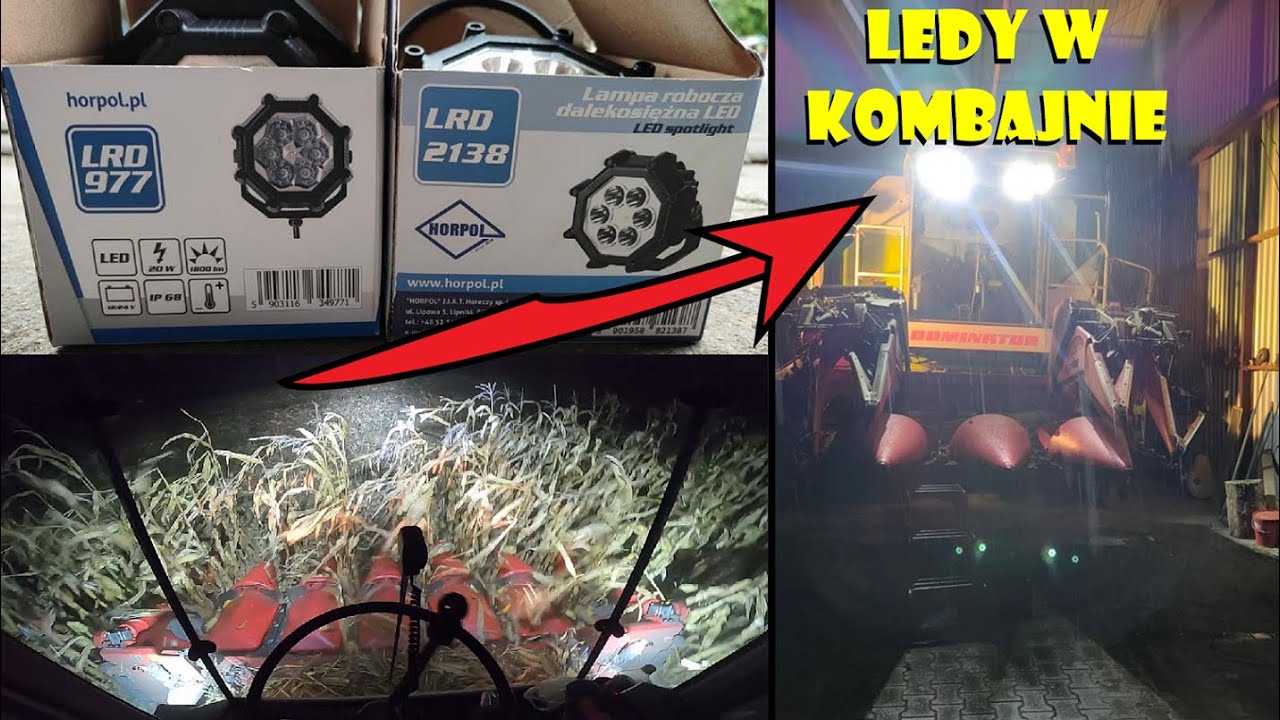 MONTUJE LEDY W KOMBAJNIE💡HORPOL😃Agro Kuzyni