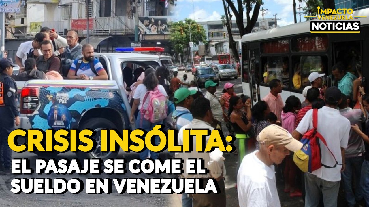 🇻🇪 CRISIS INSÓLITA: el pasaje se come el sueldo en Venezuela  | 🔴 NOTICIAS VENEZUELA HOY 2026