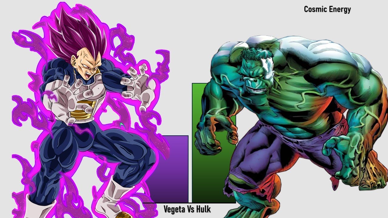Vegeta Vs Hulk Power Level