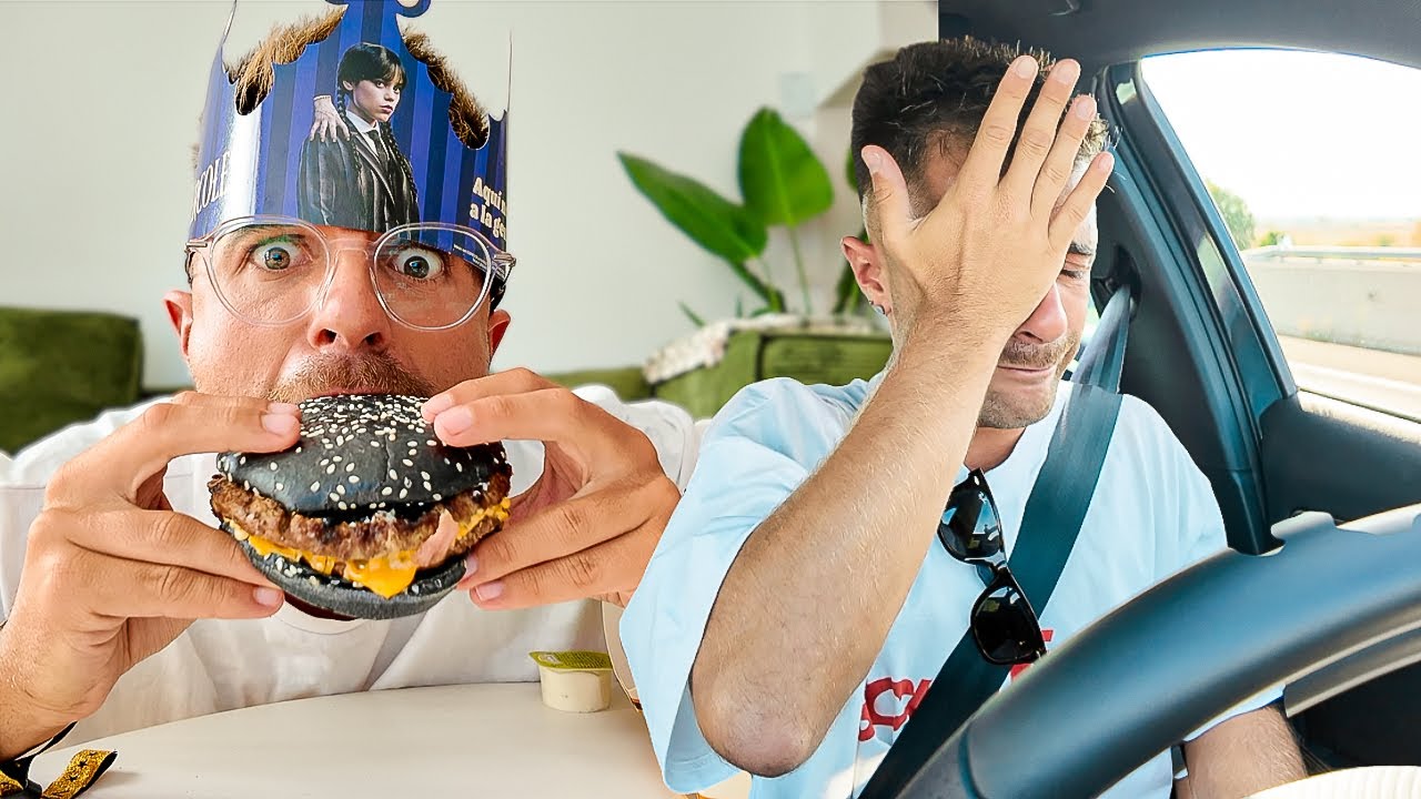montaña rusa de emociones 📈📉 + nueva burger NEGRA!! 🍔😱