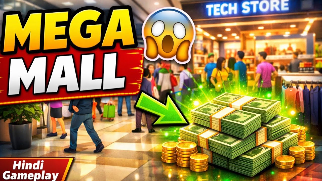 Managing a Shopping Mall is HARD! 😨 | Mall Simulator Game Hindi
