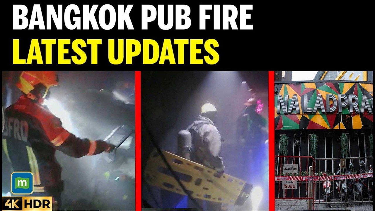 Bangkok Pub Fire: Toll Rises To 27; Rescue Teams, Emergency Services Reach Spot | N18G