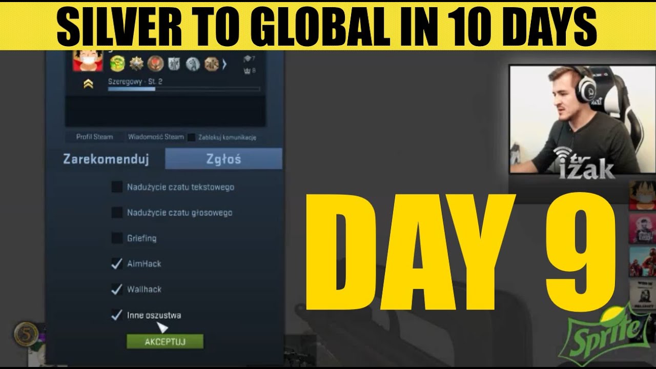 IZAK - SILVER TO GLOBAL IN 10 DAYS (DAY 9)
