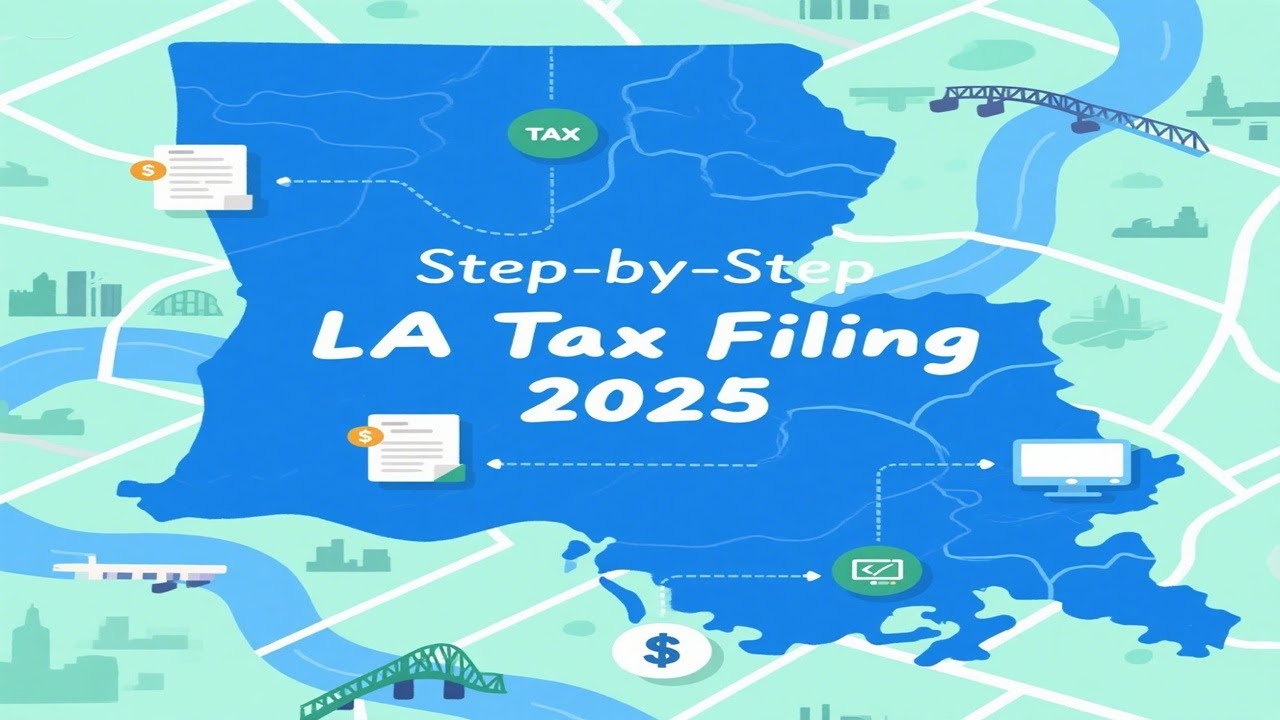 How to File Louisiana State Monthly Sales Tax Return in 2025 | Step by Step Process | US Sales Tax