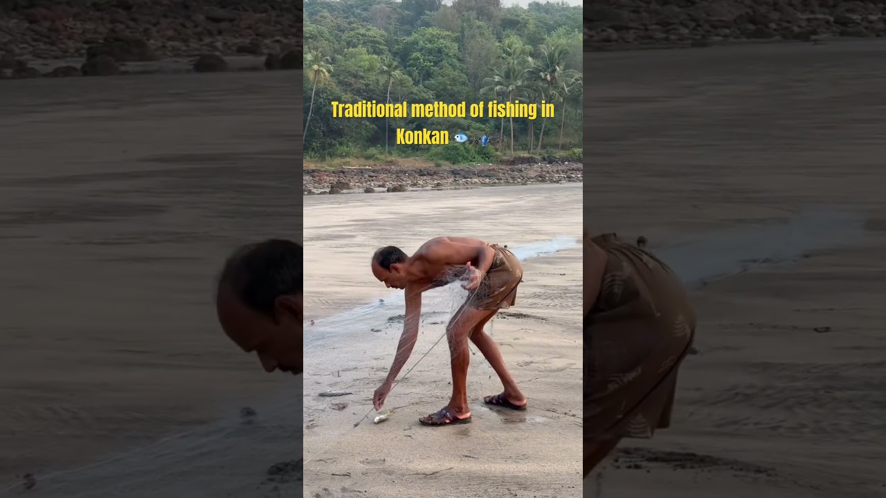Traditional method of fishing in Konkan #explore #ratnagiri #ratnagiritourism #traditional #fishing