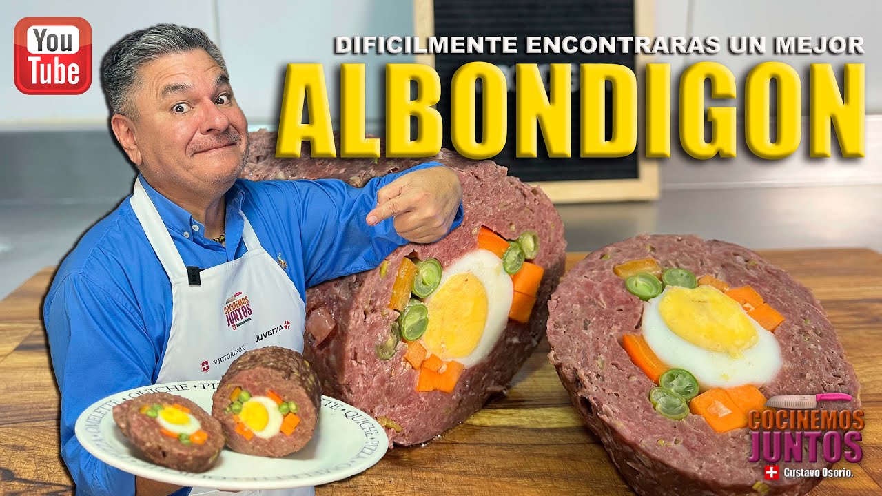 Como hacer ALBONDIGON sin horno, muy fácil ✅💯