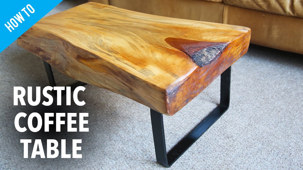How to make a rustic coffee table