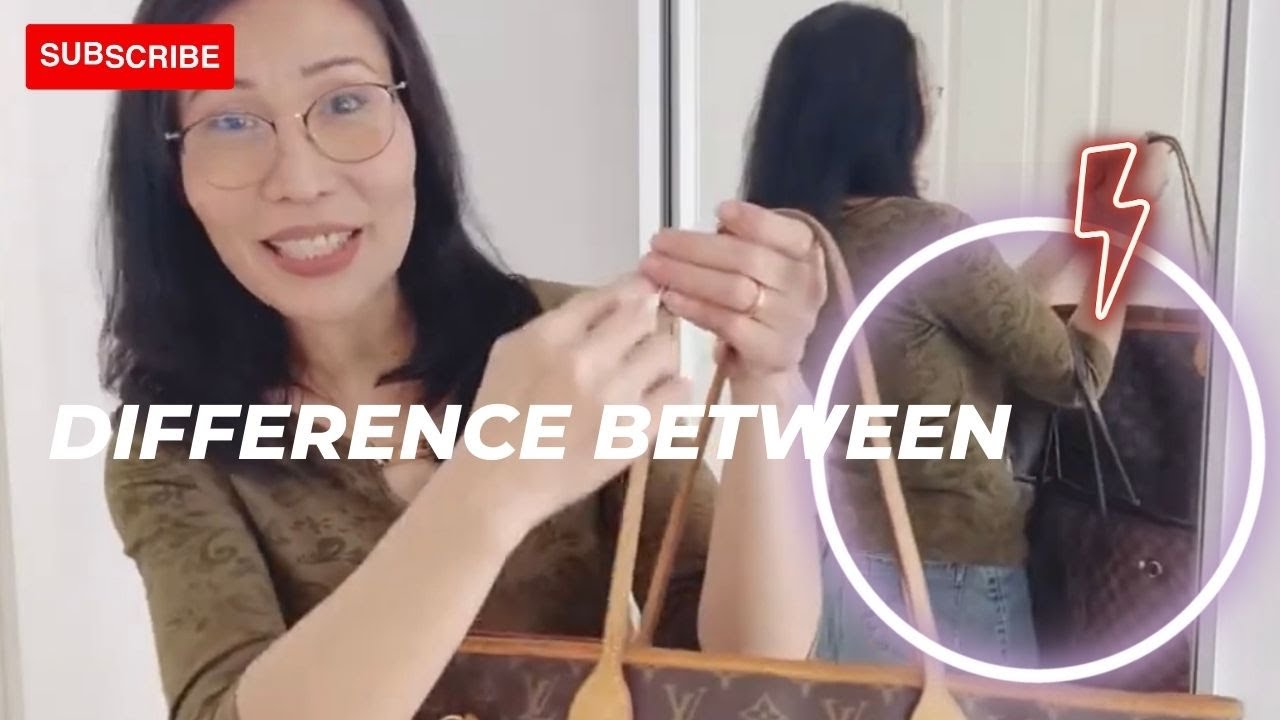 THE DIFFERENCE BETWEEN MONOGRAM AND DAMIER EBENE NEVERFULL