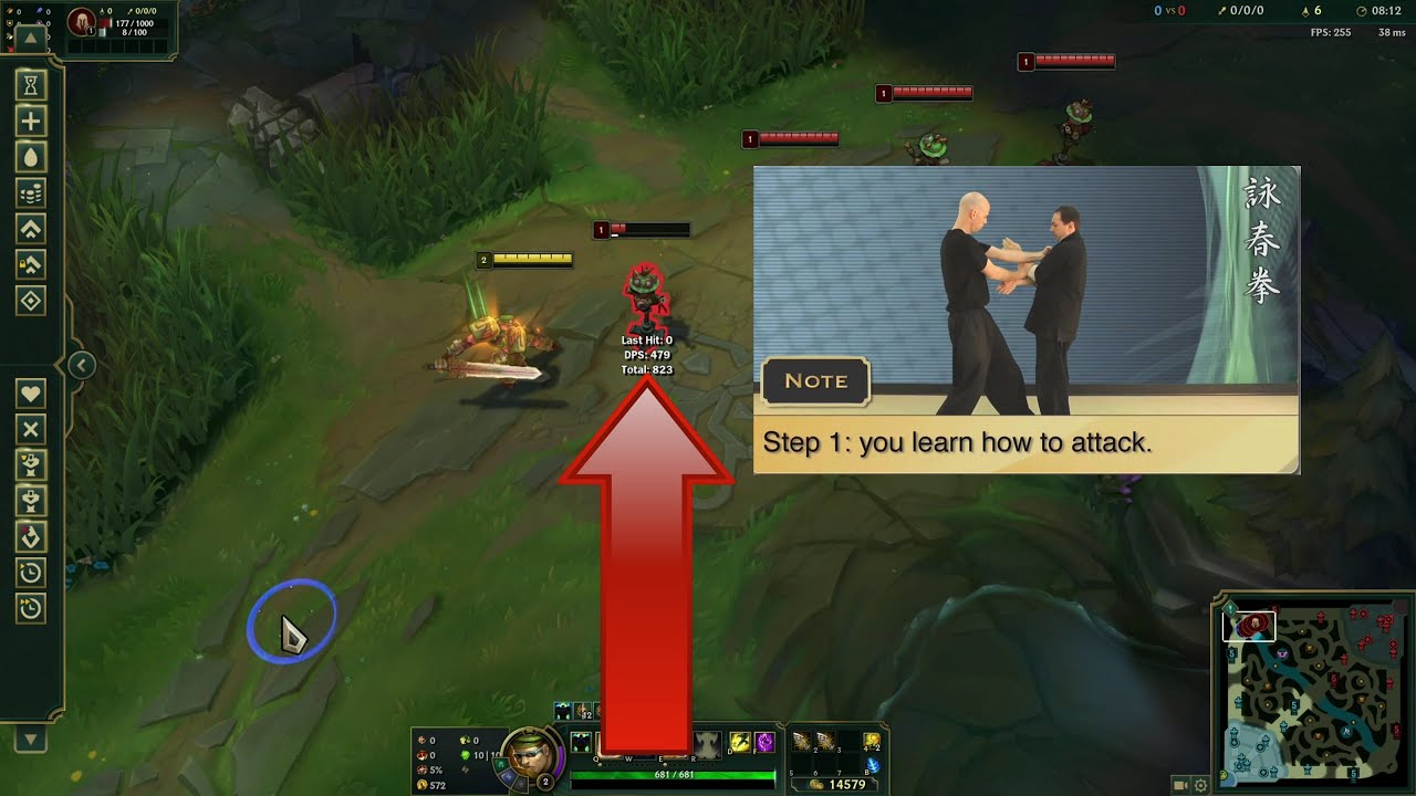Auto Attacking and Melee Stutter-Stepping in League of Legends