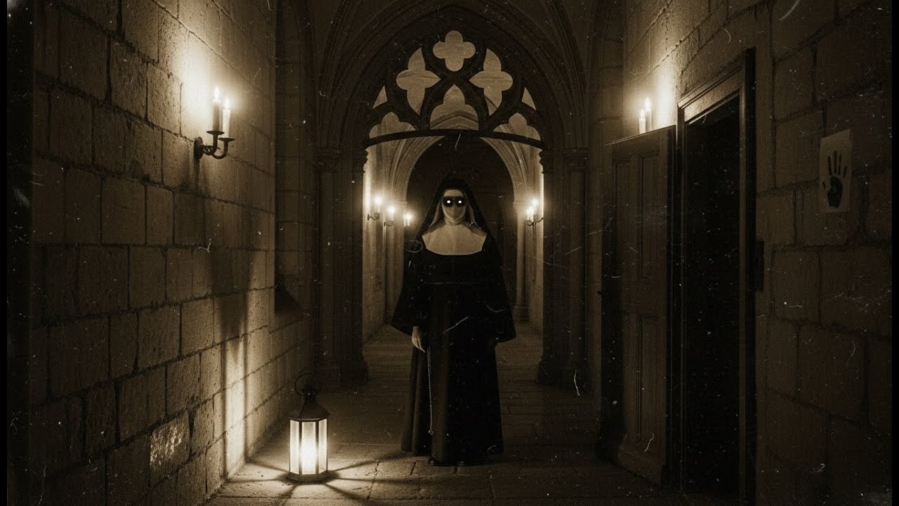 (Rothenburg, 1709) Die Nonne mit den schwarzen Augen – ihr Blick ließ die Kerzen erlöschen
