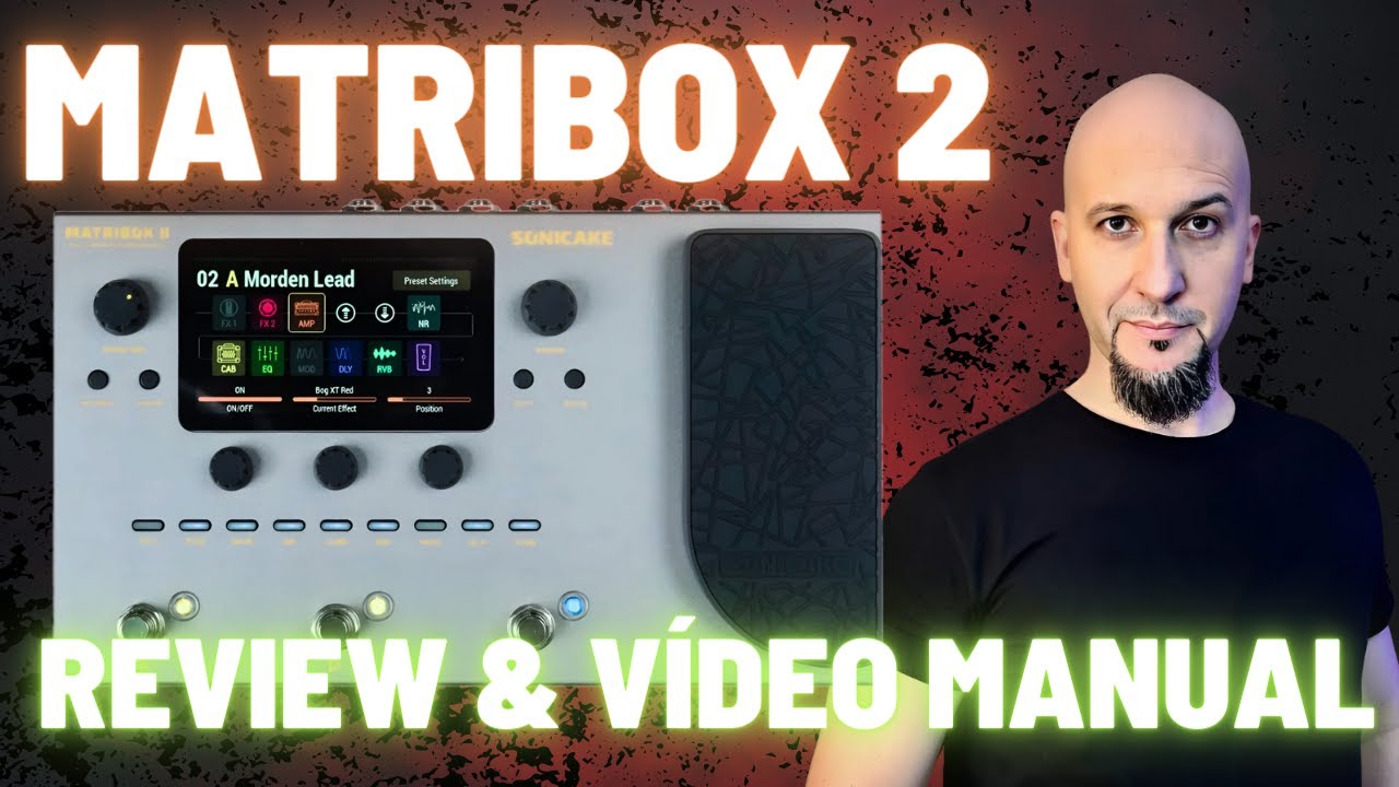 PEDALEIRA SONICAKE MATRIBOX II - COMPACTA SÓ NO TAMANHO!