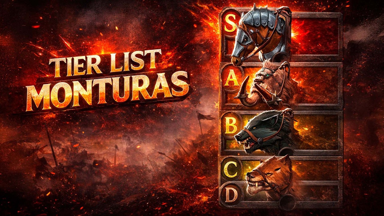 🔥 TIER LIST DEFINITIVA de MONTURAS en Albion Online | De las PEORES a las MEJORES