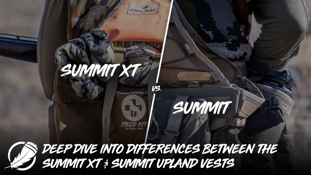 Full Comparison Between the Summit XT & Summit Upland Vests