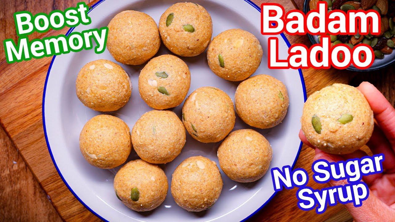 Badam Ladoo Recipe – Healthy Almond Laddu for Festivals & Snacks | Indian Sweet Healthy with Almonds