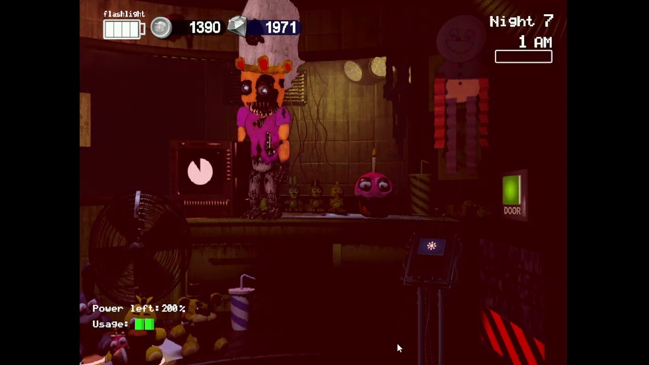 FNAF ultimate edition | 1/4 mode with cheats