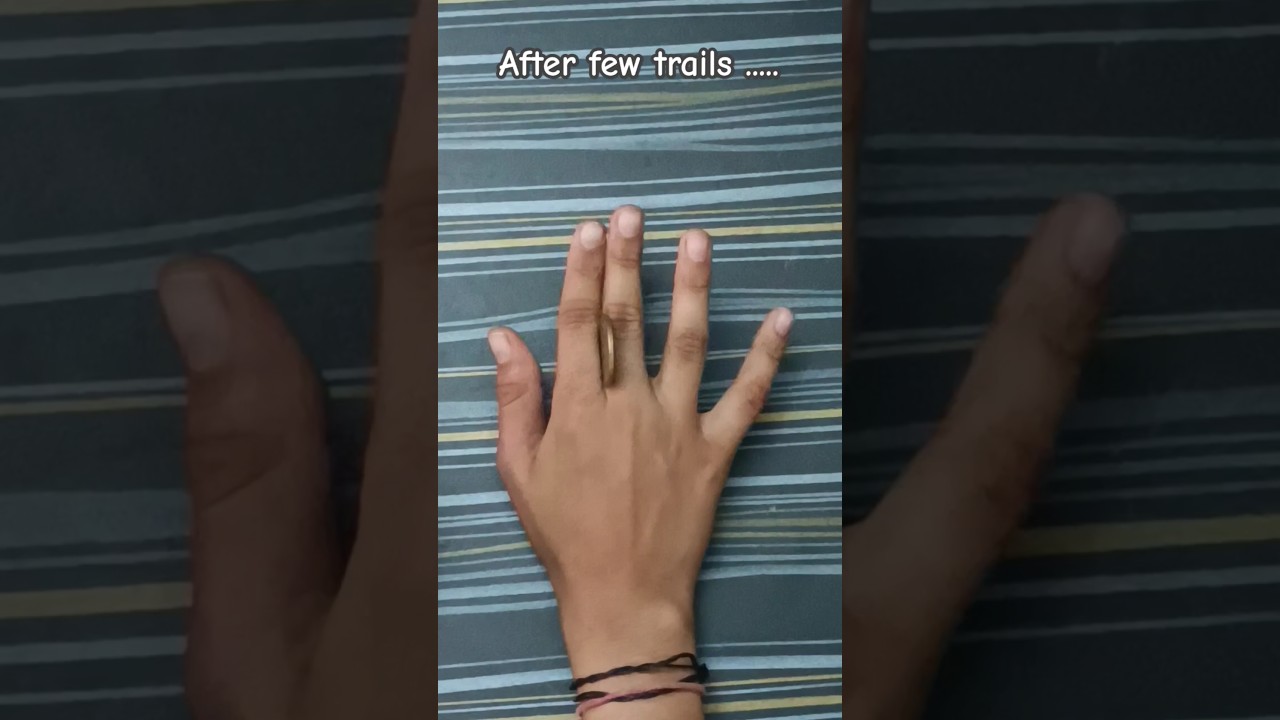 How to do the COIN ROll on knuckles |  coin rolling | Tricks