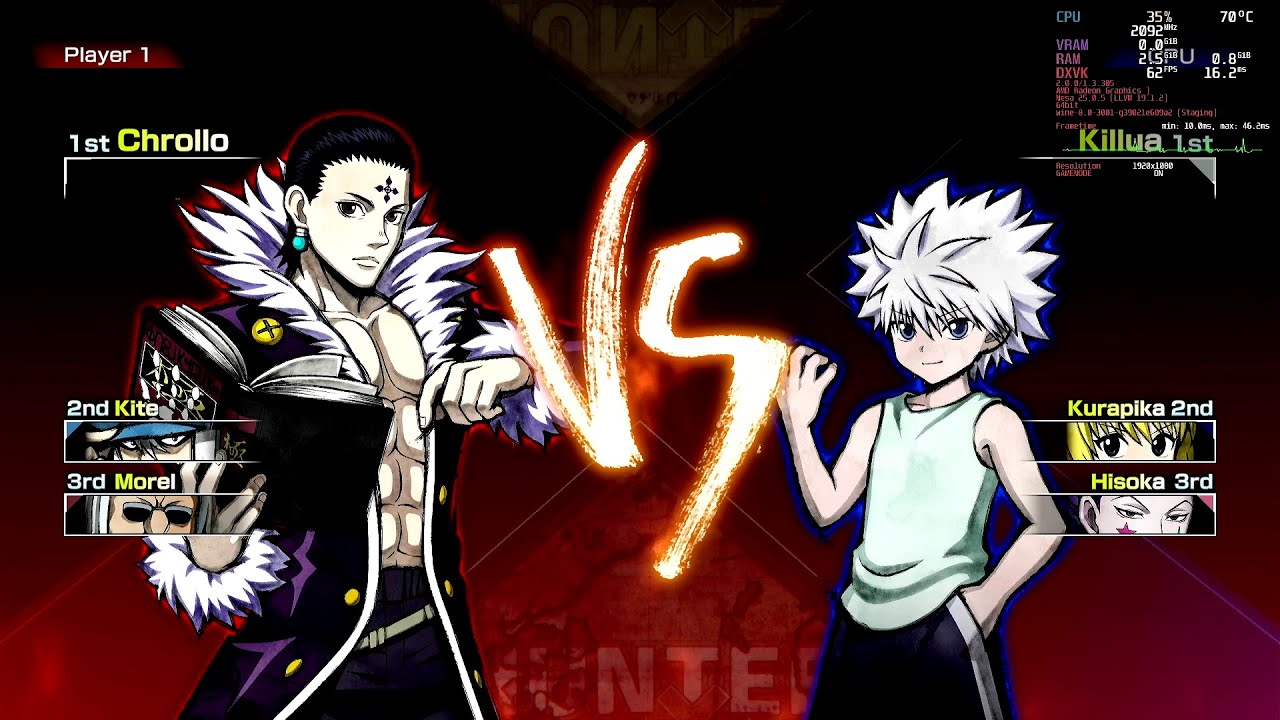 [PS4 PRO linux] Hunter x Hunter : Nen x Impact gameplay