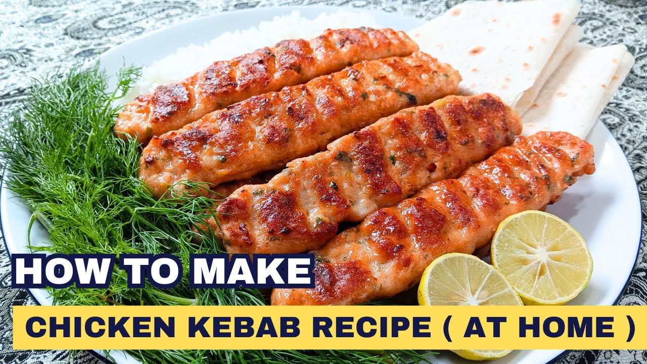 Easily make CHICKEN KEBAB at Home! ( My recipe! ) Use Simple Ingredients! TUTORIAL IN 5 MINS!