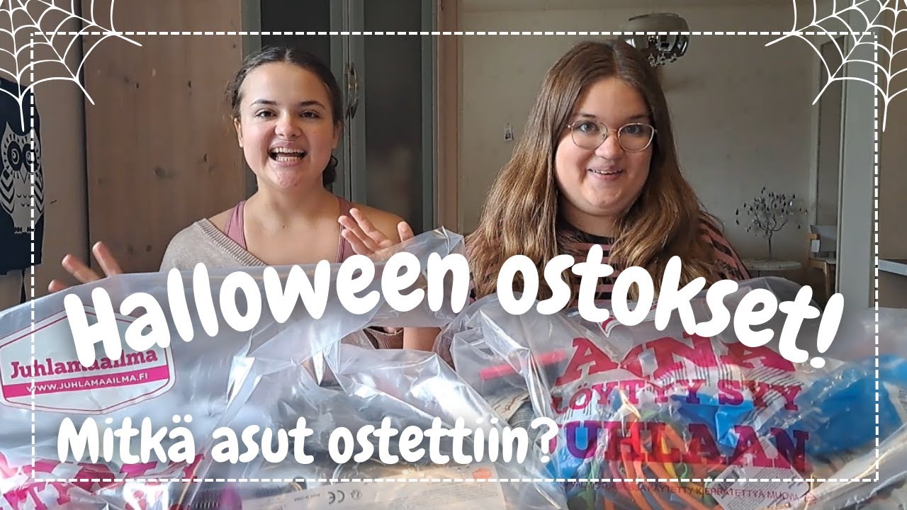 ESITELLÄÄN HALLOWEEN OSTOKSET