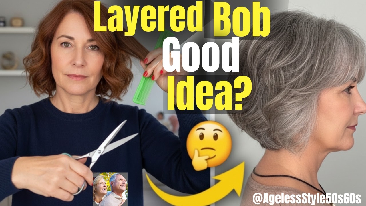 How to Cut a Layered Bob at Home ✂️ The Safe Beginner Method