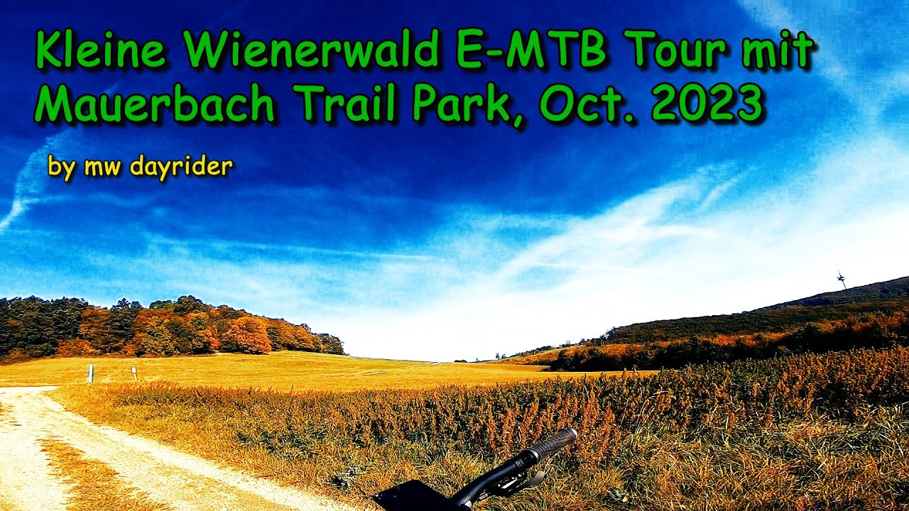 Kleine Wienerwald E-MTB Tour mit Mauerbach Trail Park