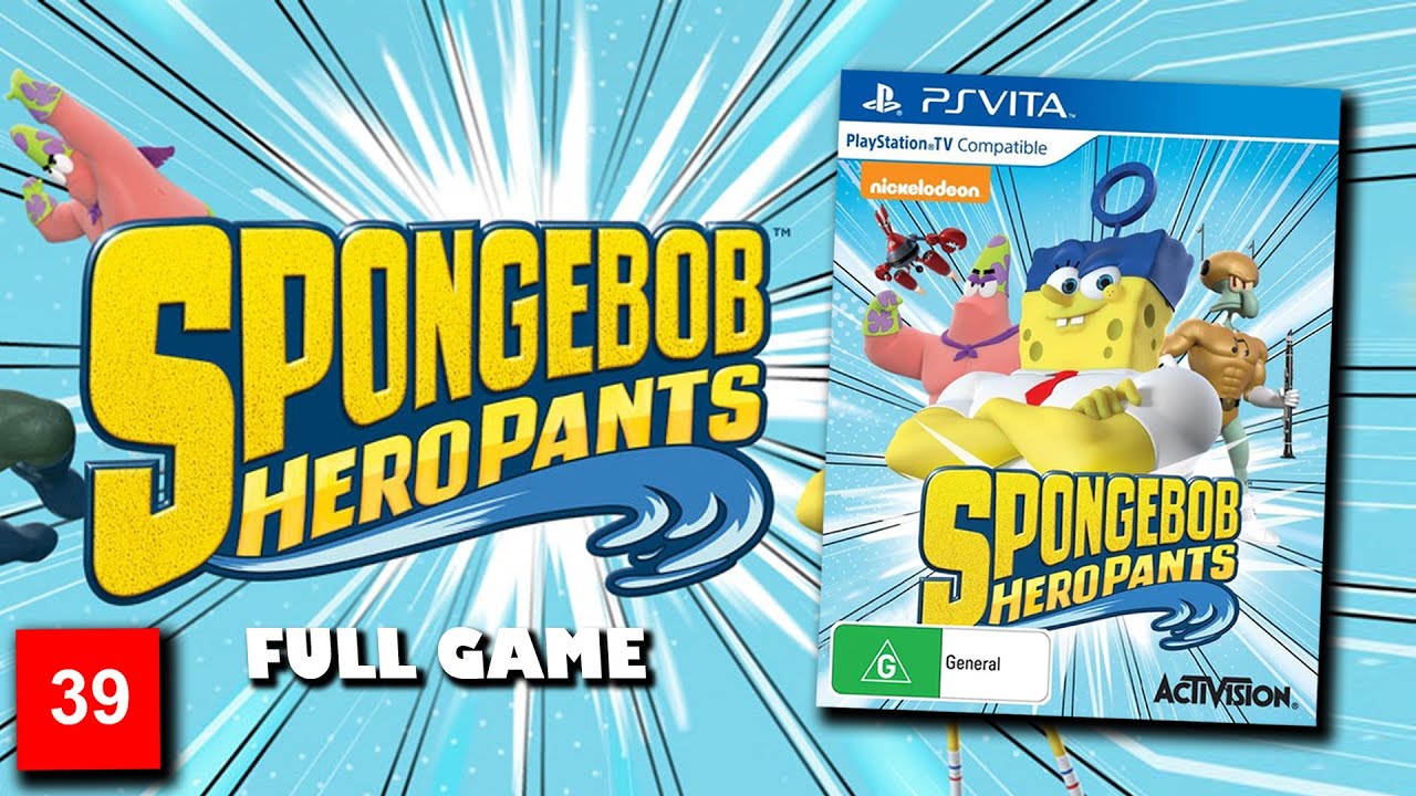 SpongeBob HeroPants | PS Vita Longplay, Full Game, No Commentary