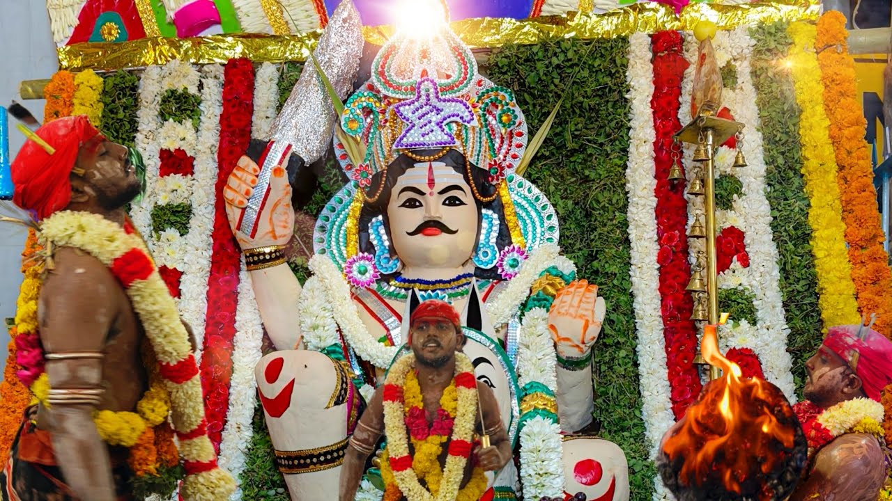 பார்வதிபுரம் அருள்மிகு ஸ்ரீ மாரி முத்தாரம்மன் கோவில் சாம கொடை விழா சுடலைமாடசாமி பூஜை
