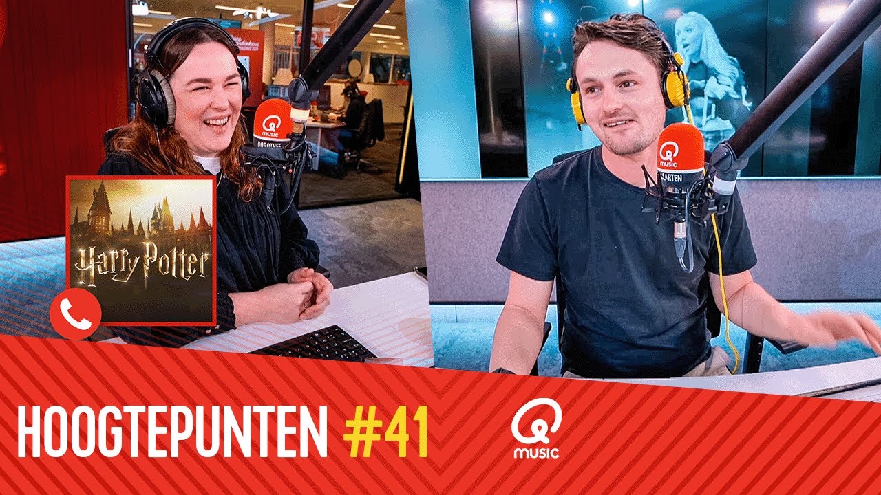 ACTEUR HARRY POTTER in de show | Maarten & Dorothee