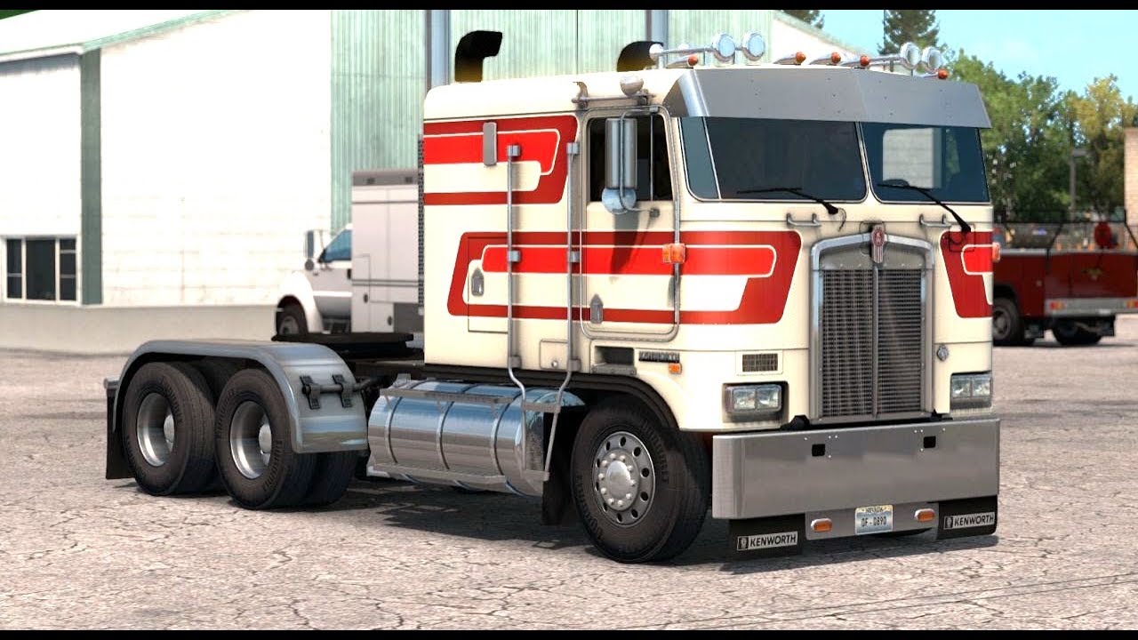 American Truck Simulator - Kenworth K100E VIT Transporting a Giant Silo