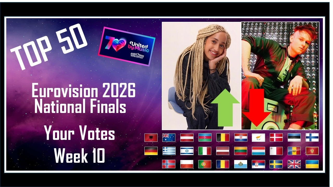 YOUR VOTES | TOP 50 | National Finals | Eurovision 2026 Charts Week 10