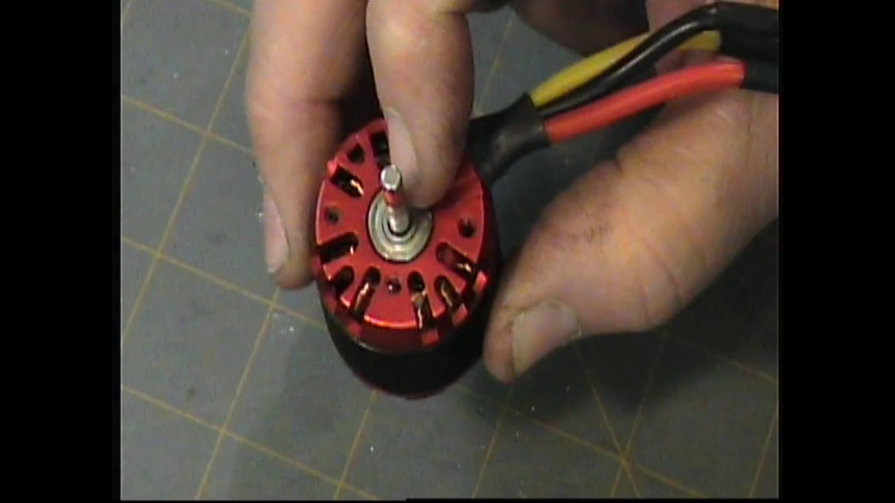 RC Plane Crash Repair Brushless Motor