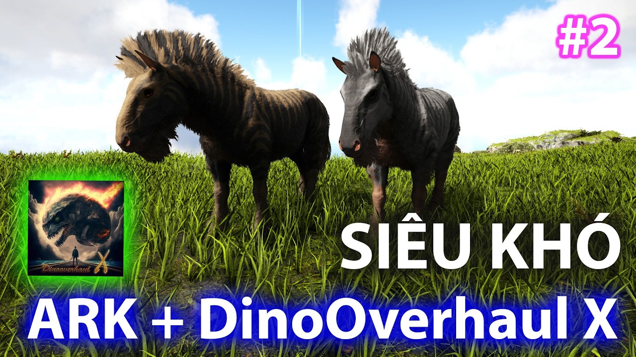 ARK DOX #2 - Ngày 2 Sinh Tồn Với Mod DinoOverhaul X, 2 Anh Em Ăn Hành Sấp Mặt =))