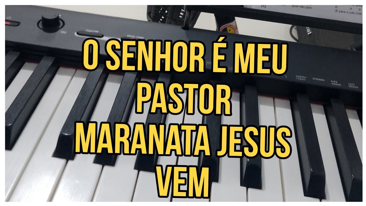 o senhor &eacute; meu pastor (Maranata jesus vem) icm introdu&ccedil;&atilde;o teclado#icm #louvores #teclado