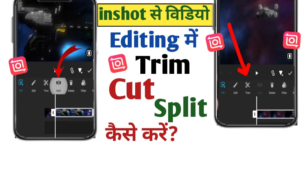 🔥InShot App Me Trim, Cut, Split Kaise Kare?|Mobile Se Professional Video Editing