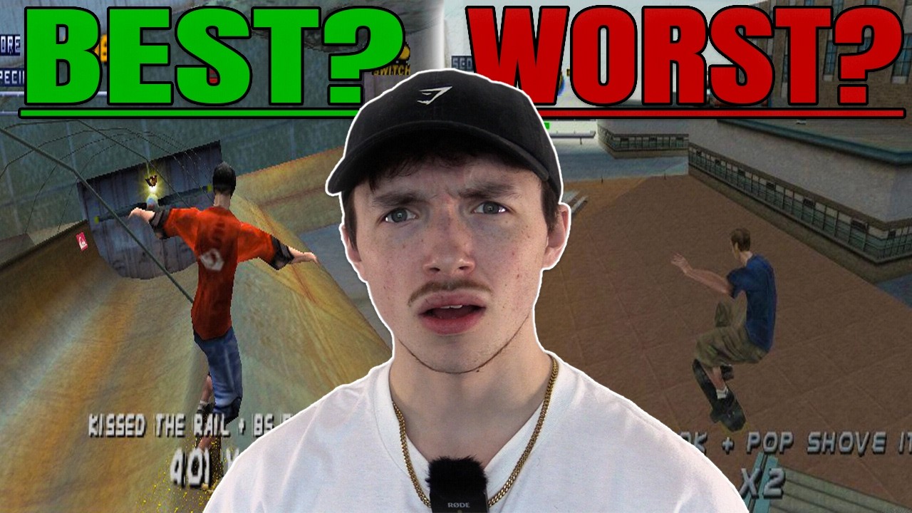 Рейтинг ВСЕХ скейт-парков в Tony Hawk's Pro Skater 2 от ХУДШЕГО к ЛУЧШЕМУ! (THPS2 PS1)