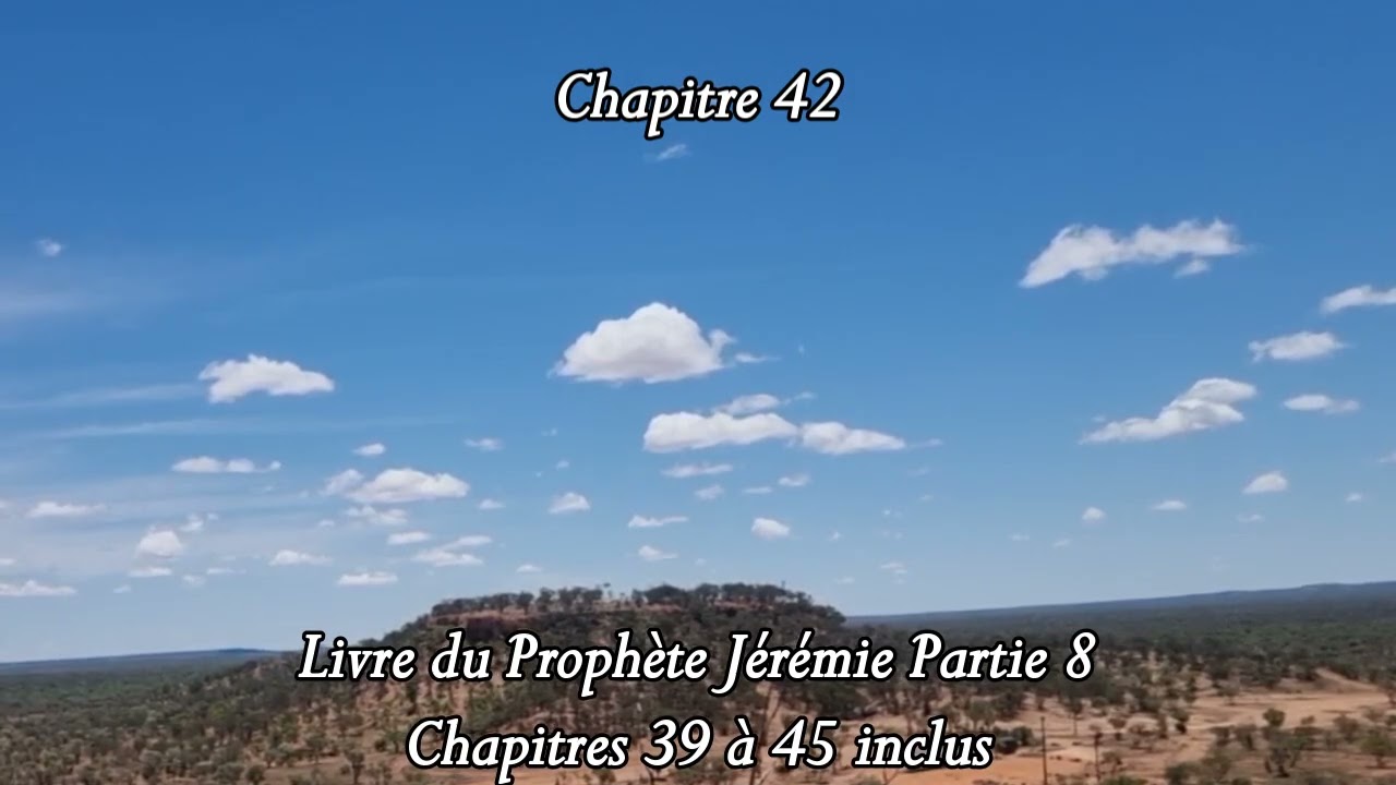 Livre du Prophète Jérémie Partie 8