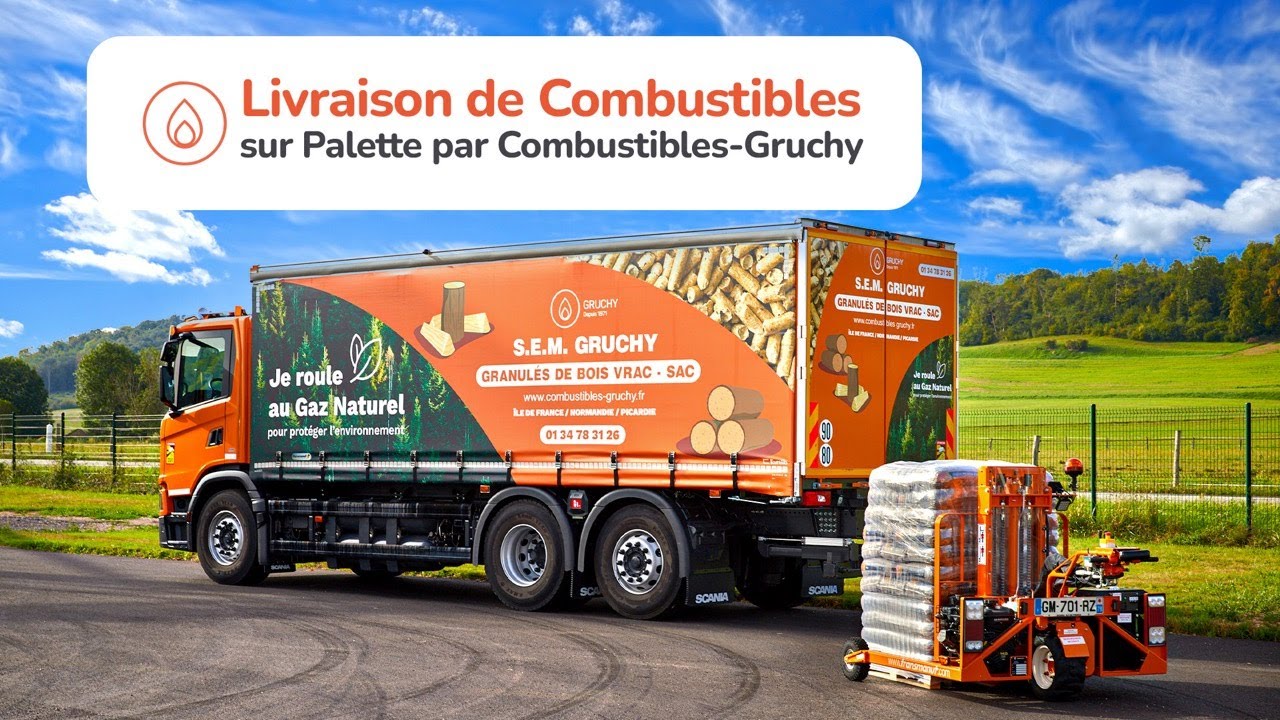 🚛 Livraison Granulés et Bois de Chauffage | Service Palette Combustibles Gruchy