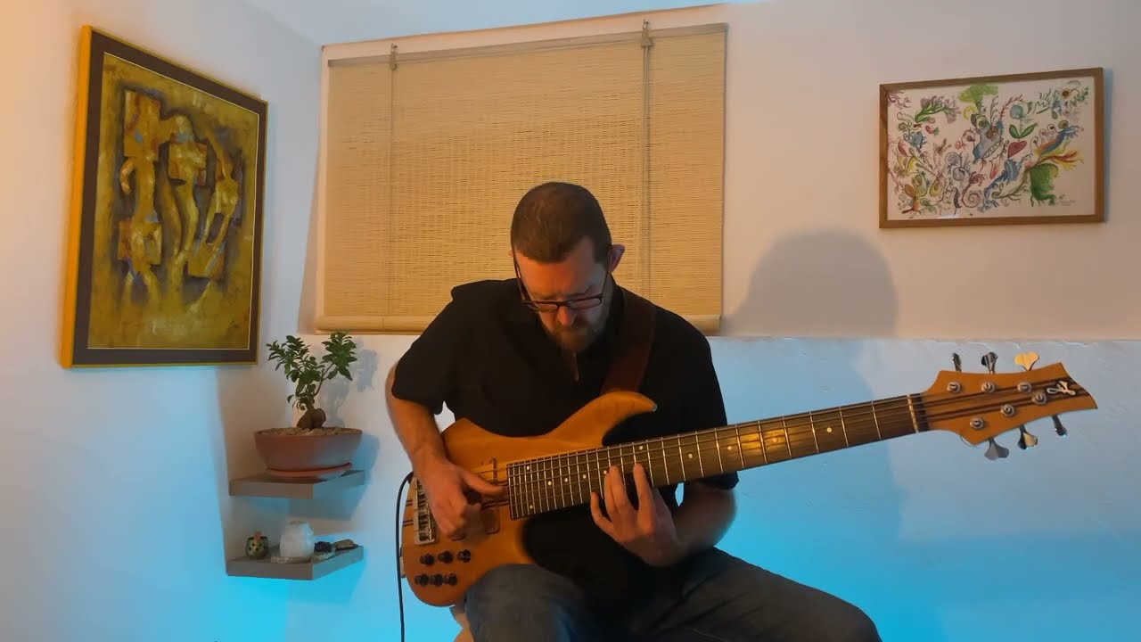 Bach: Cello Suite No.1 in G Major played in C Major by Justin Palmer