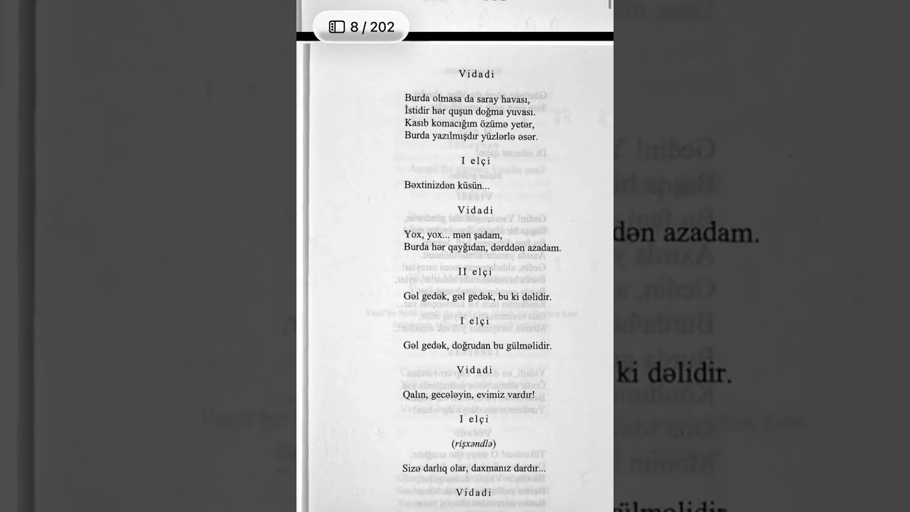 S.Vurğun “Vaqif” dramı orjinaldan 1 ci hissə 