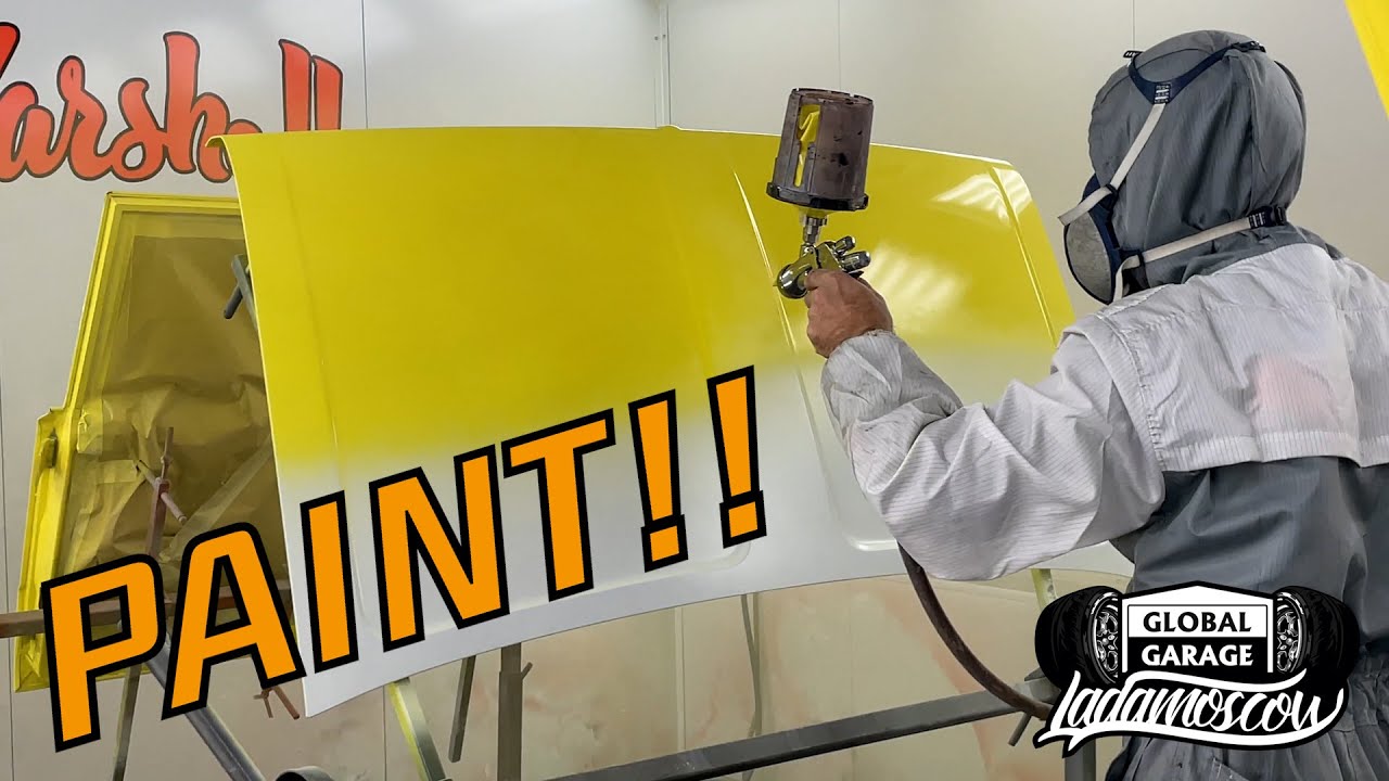 Lada Moscow x Valdres Gatebil, Norway - AIRRIDE LADA EP.2: Paint (by Marshall Valdres) is going on!