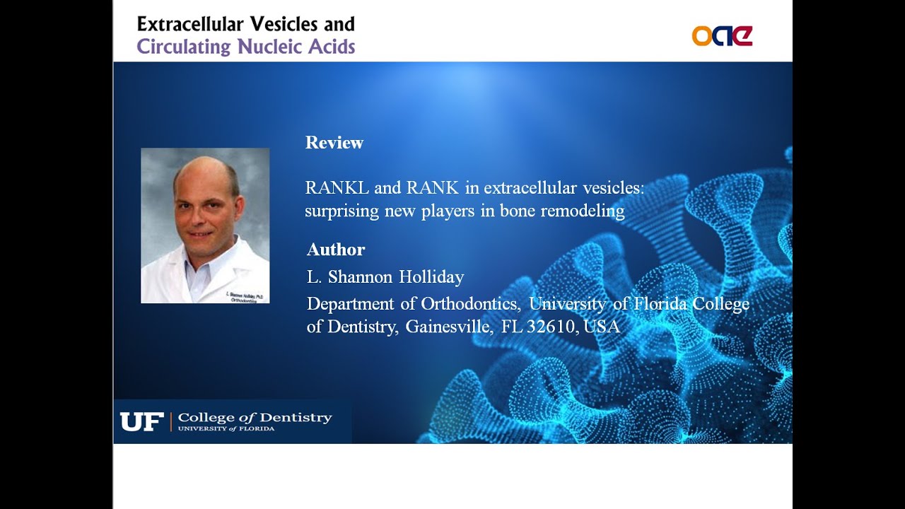 [EVCNA] RANKL and RANK in extracellular vesicles: surprising new players in bone remodeling