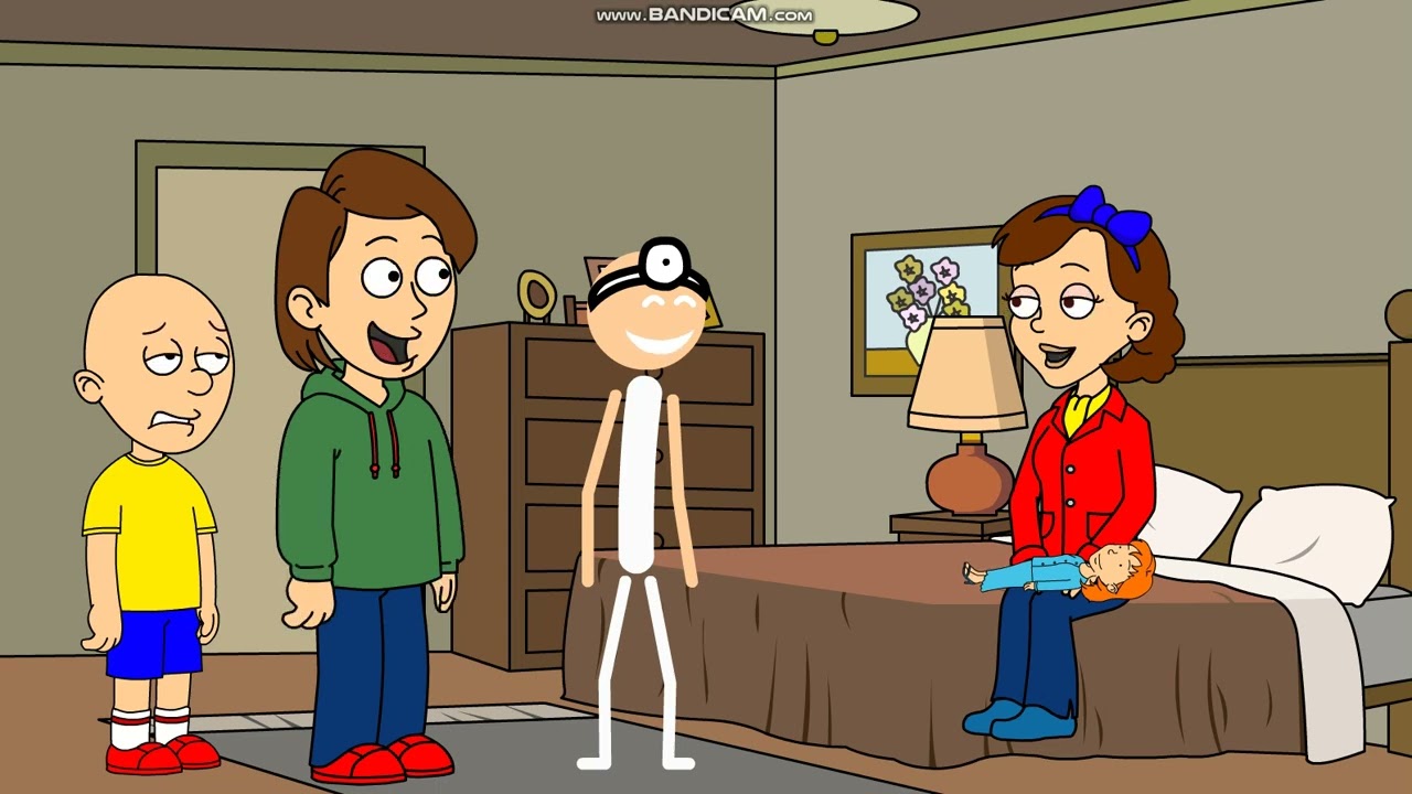 Caillou Calls His Baby Sister Stupid/Grounded