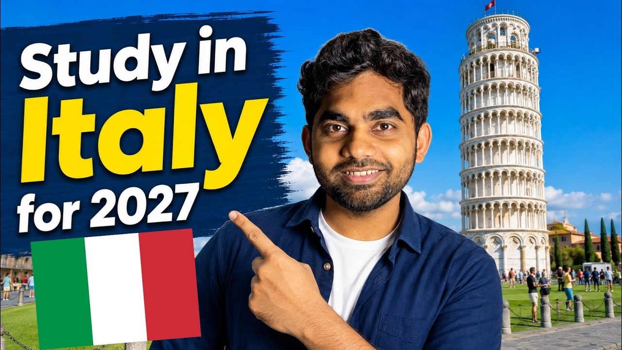 Study in Italy for 2027 | Complete Process | Best Destination Now!