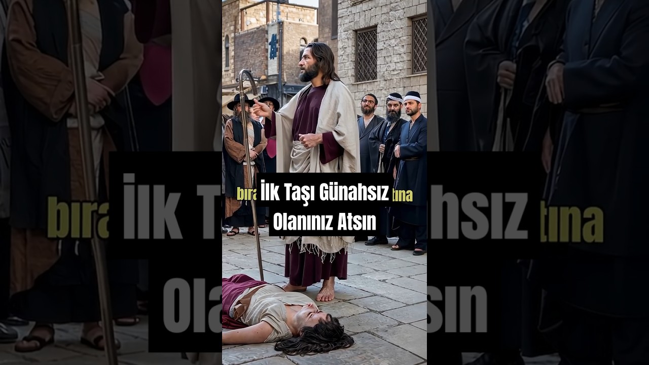 İlk Taşı Günahsız Olanınız Atsın 😧 Hz. İsa'nın İbretlik Kıssası