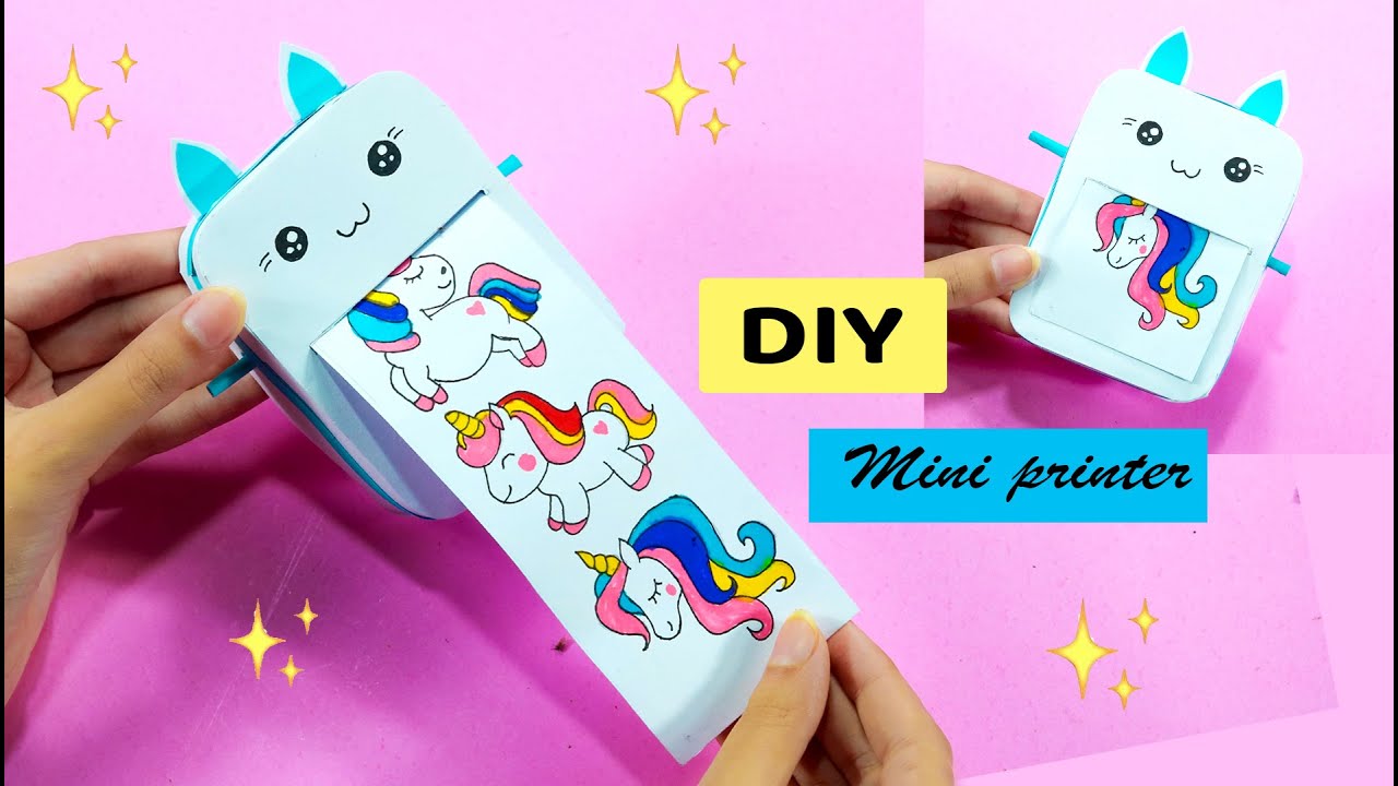DIY sticker print machine / handmade printer machine at home / easy to make / Nusrat DIY Crafts