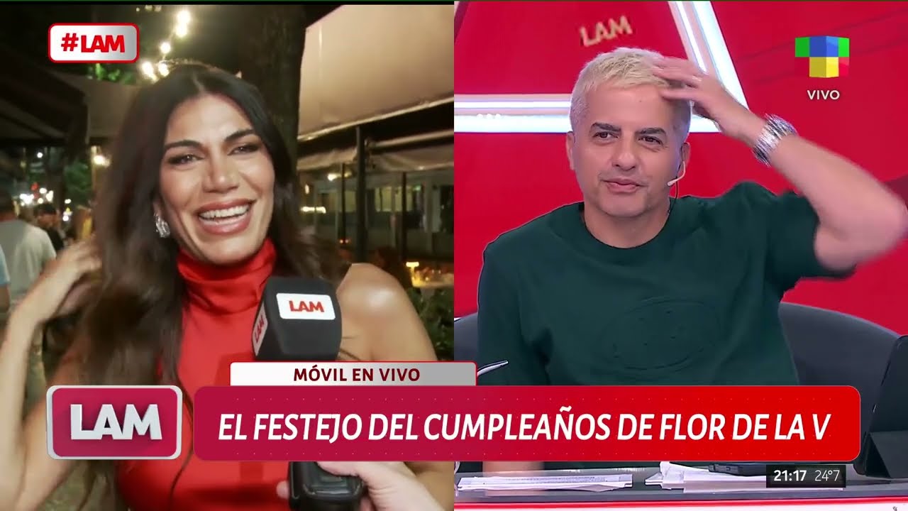 🥳 EL FESTEJO DE CUMPLEAÑOS DE FLOR DE LA V